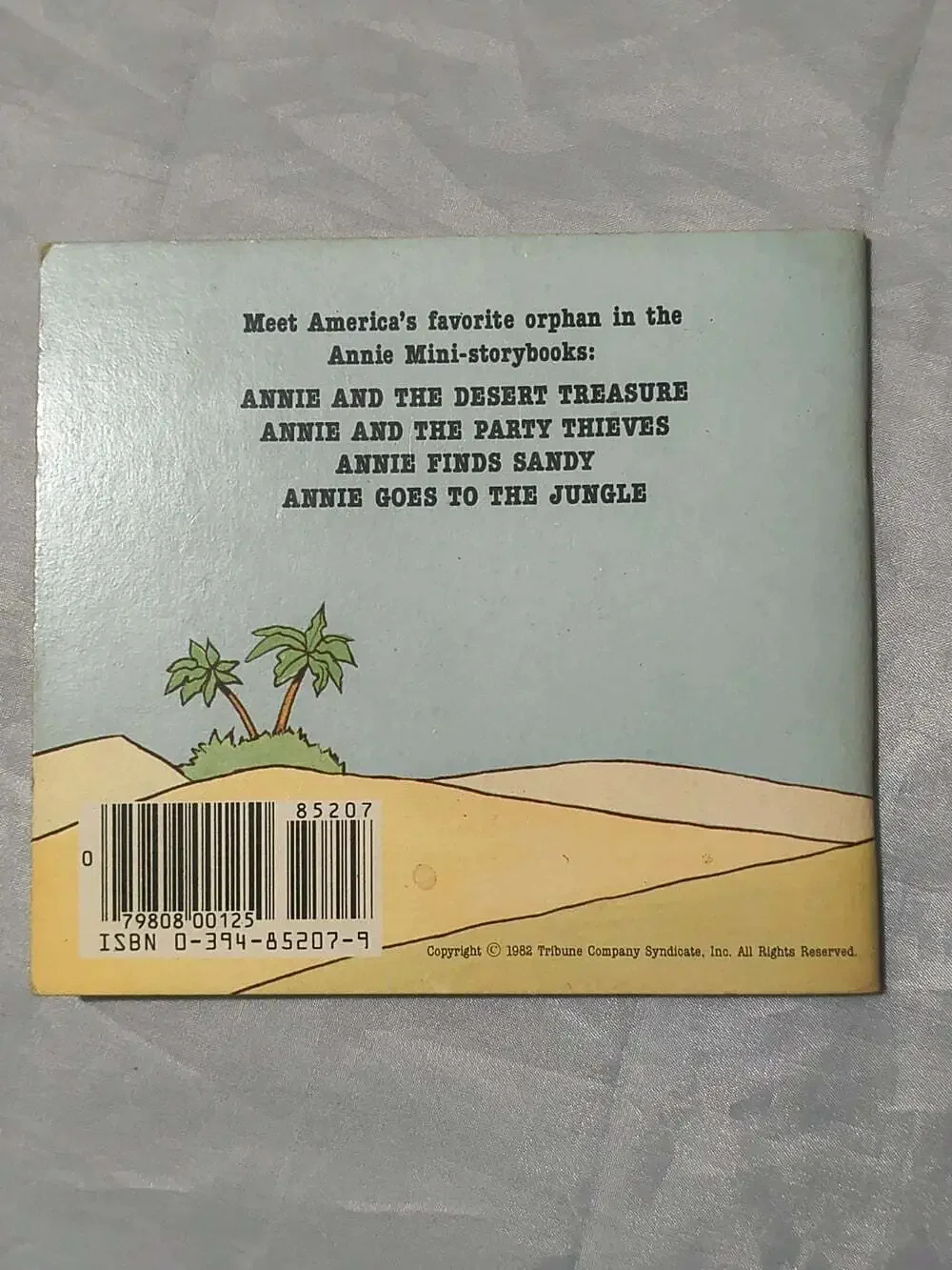 ANNIE AND THE DESERT TREASURE RANDOM HOUSE BOOK, 1982 paperback